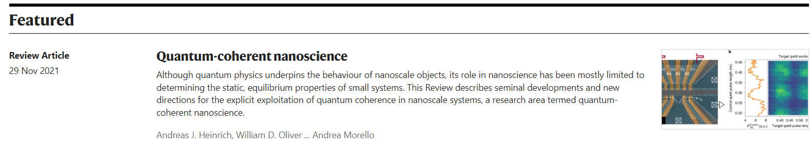 nature nanotechnology qns